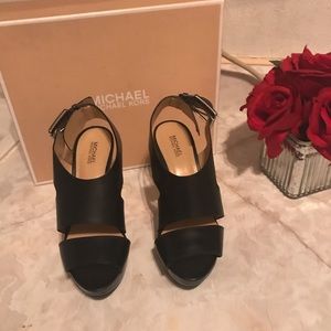 Michael Kor Carla Vachetta Platform Shoes sz 7M